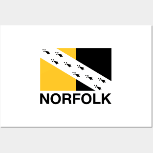 Norfolk County Flag - England Posters and Art